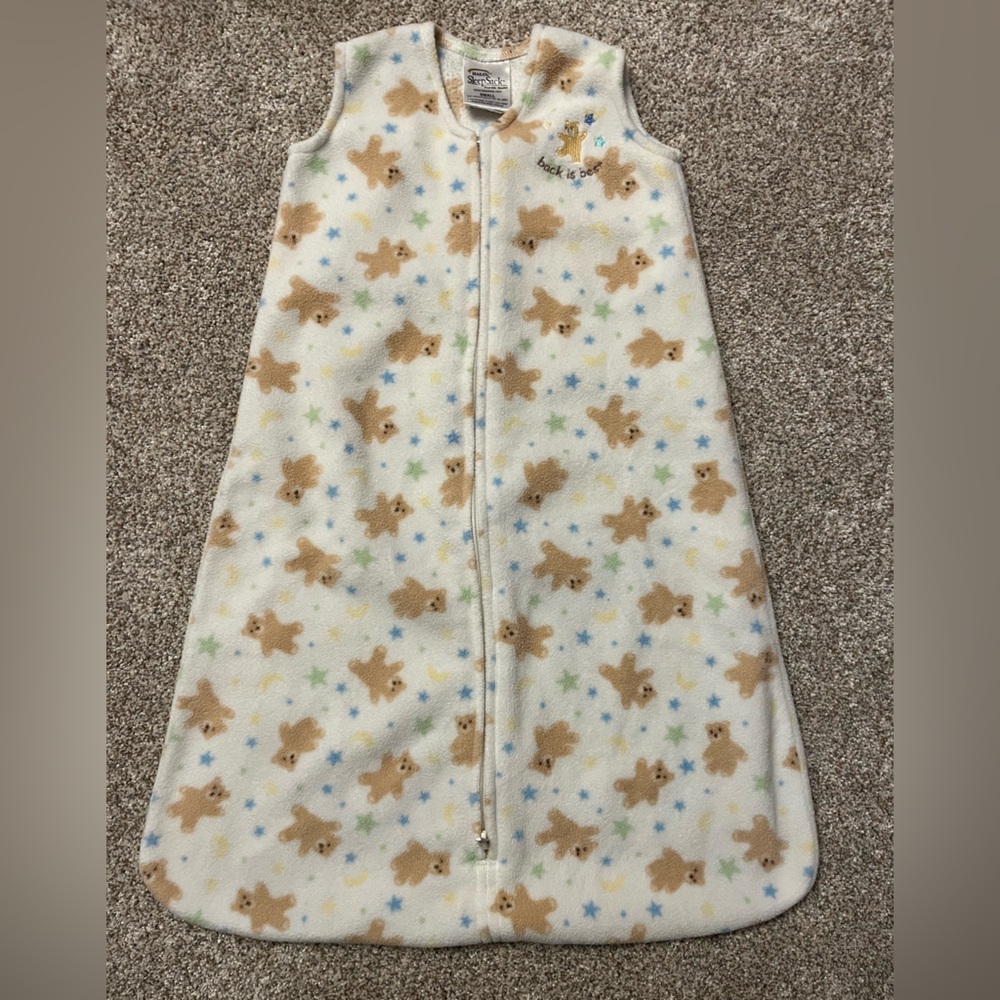 Halo Teddy Bear Fleece Sleep Sack, size 0-6 months